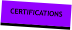 CERTIFICATIONS