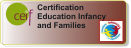 Certification Education Infancy and Families