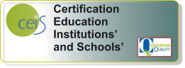 Certification Education Institutions and Schools